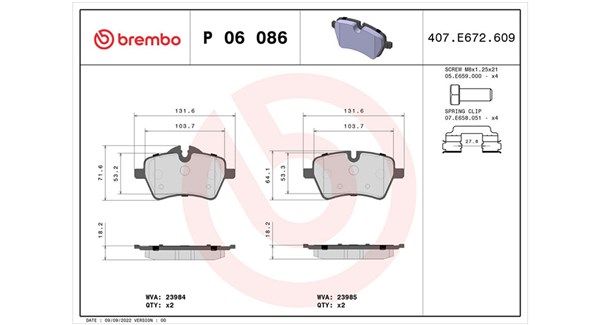 MAGNETI MARELLI Piduriklotsi komplekt,ketaspidur 363700406086